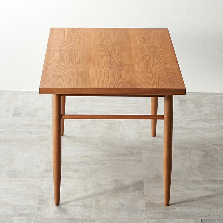 テーブル ダイニング リビング 天然木 アッシュ材 幅 150cm シンプル ナチュラル 家具 インテリア 机 4人掛け リゾート おしゃれ 北欧 モダン 西海岸風 91568 | 東谷 | 14