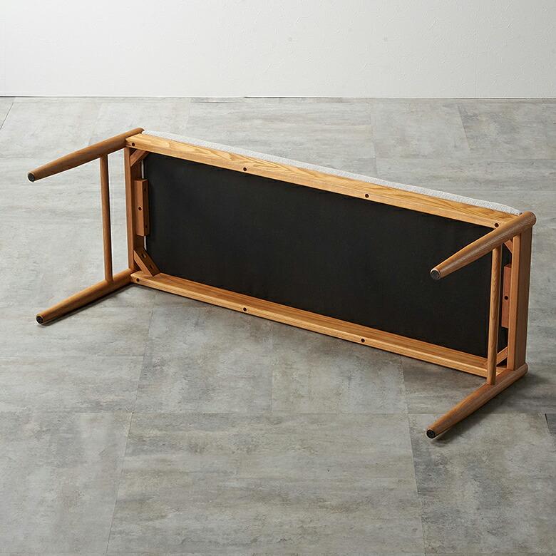 ベンチ チェア ダイニング リビング 天然木 アッシュ材 座面高 45cm シンプル 家具 インテリア 食卓 椅子 2人 掛け 2P リゾート おしゃれ 北欧 西海岸風 91570 | 東谷 | 15