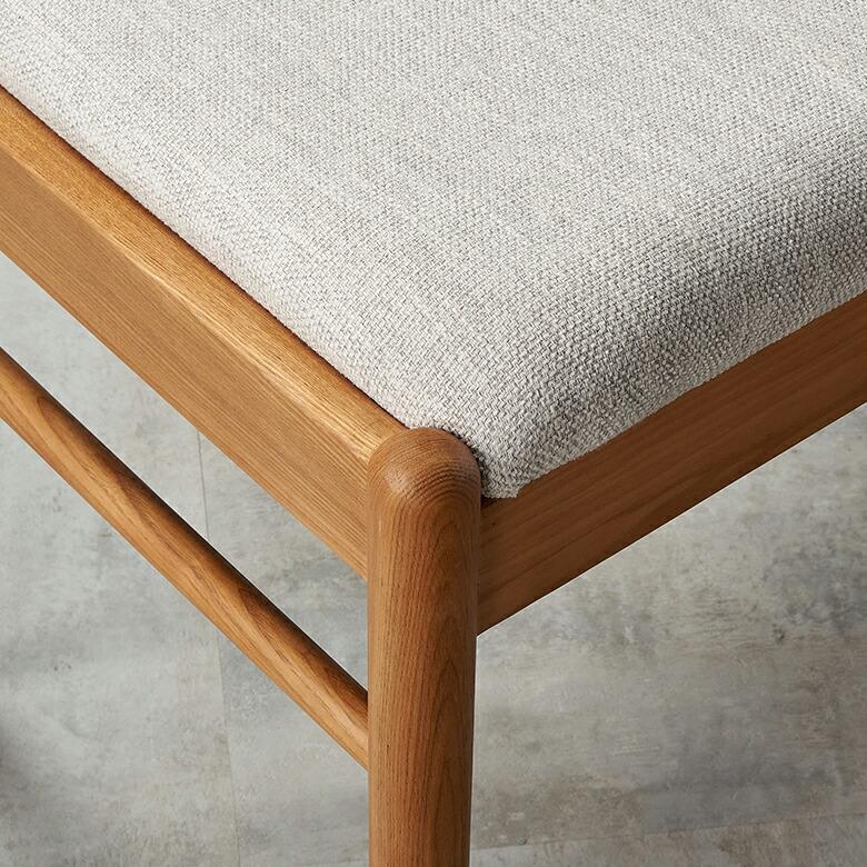 ベンチ チェア ダイニング リビング 天然木 アッシュ材 座面高 45cm シンプル 家具 インテリア 食卓 椅子 2人 掛け 2P リゾート おしゃれ 北欧 西海岸風 91570 | 東谷 | 18