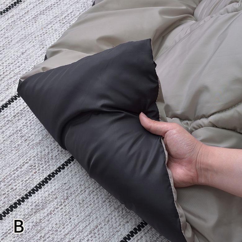 こたつ 布団 長方形 190×230cm 撥水加工 無地 リバーシブル 収納袋付 洗濯可 キルティング ブランケット 掛け 暖房 インテリア おしゃれ 北欧 西海岸風 91574 | 東谷 | 14