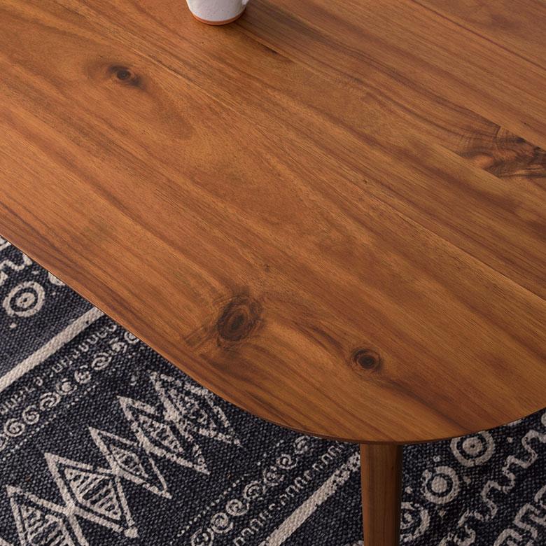 テーブル こたつ 木製 天然木 アカシア 約 W 90cm D 60cm H 41cm 長方形 本体 炬燵 コタツ 暖房器具 おしゃれ 北欧 シンプル 家具 机 インテリア 西海岸風 91575 | 東谷 | 09