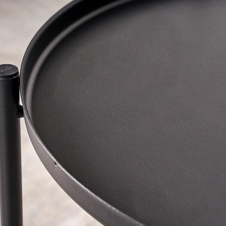 サイド テーブル トレー トレイ 約 W48cm D48cm H52cm 家具 インテリア ナイト ソファ コーヒー 軽量 コンパクト カフェ おしゃれ 北欧 モダン 西海岸風 91577 | 東谷 | 19