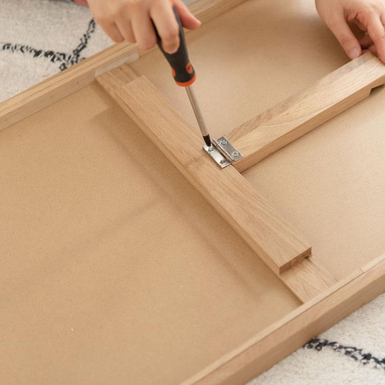 スタンド ミラー 壁掛け 鏡 オーク材 ナチュラル 約 W 43cm D 45cm H 158cm 姿見 全身 ウォール 飛散防止 おしゃれ 北欧 インテリア シンプル 西海岸風 91578 | 東谷 | 15