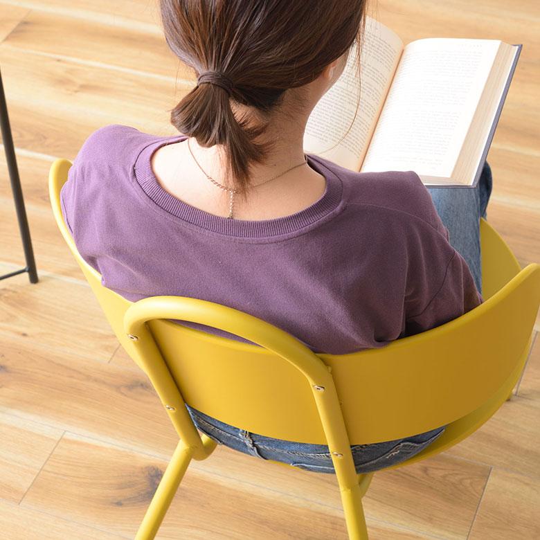 チェア ダイニング 単品 リビング ロータイプ 座面高 36.5cm シンプル 家具 インテリア 食卓 椅子 1人 掛け 1P 用 後方 傾斜 おしゃれ 北欧 西海岸風 91580 | 東谷 | 14