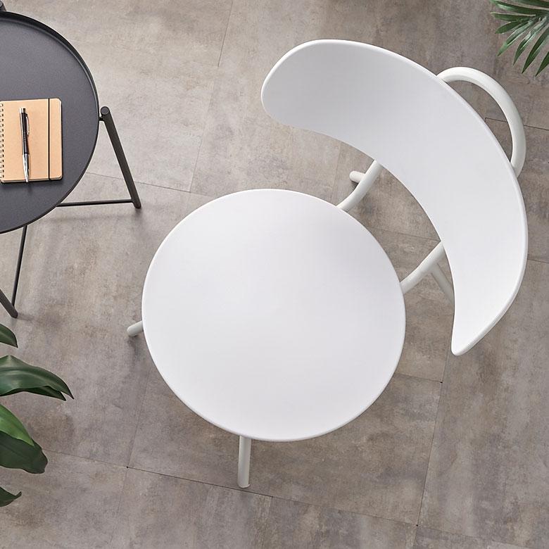 チェア ダイニング 単品 リビング ロータイプ 座面高 36.5cm シンプル 家具 インテリア 食卓 椅子 1人 掛け 1P 用 後方 傾斜 おしゃれ 北欧 西海岸風 91580 | 東谷 | 06