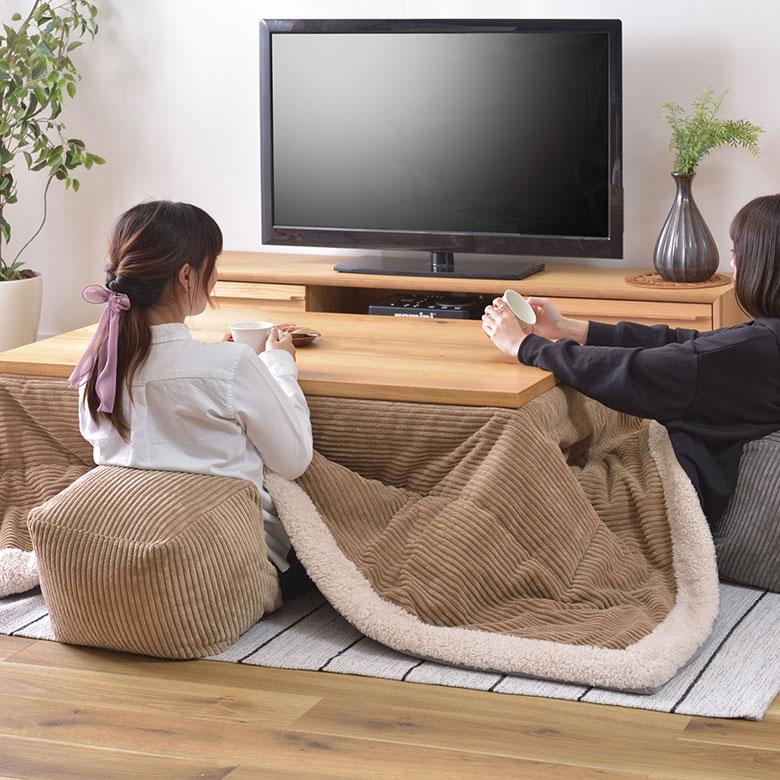 ビーズ クッション キューブ 座椅子 プフ オットマン スツール コーデュロイ ミニ 抱き 1 一 人用 スクエア 四角 家具 インテリア おしゃれ 北欧 西海岸風 91583 | 東谷 | 13