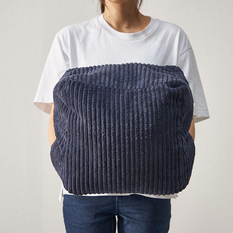 ビーズ クッション キューブ 座椅子 プフ オットマン スツール コーデュロイ ミニ 抱き 1 一 人用 スクエア 四角 家具 インテリア おしゃれ 北欧 西海岸風 91583 | 東谷 | 18