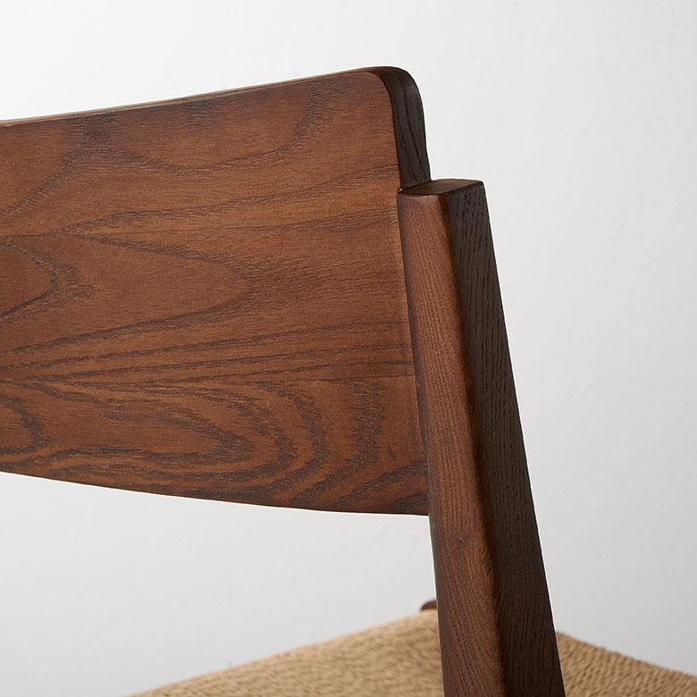 チェア ダイニング 単品 リビング 天然木 ペーパーコード 座面高 45cm シンプル 家具 インテリア 食卓 椅子 1人 掛け 1P 用 おしゃれ 北欧 西海岸風 91584 | 東谷 | 17