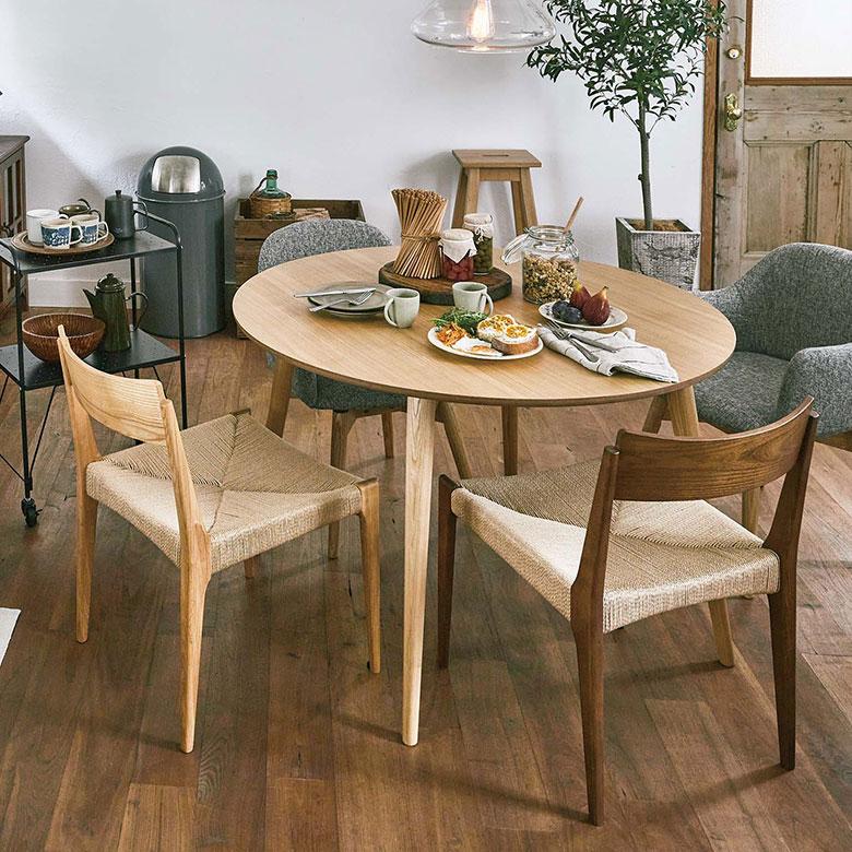 チェア ダイニング 単品 リビング 天然木 ペーパーコード 座面高 45cm シンプル 家具 インテリア 食卓 椅子 1人 掛け 1P 用 おしゃれ 北欧 西海岸風 91584 | 東谷 | 10