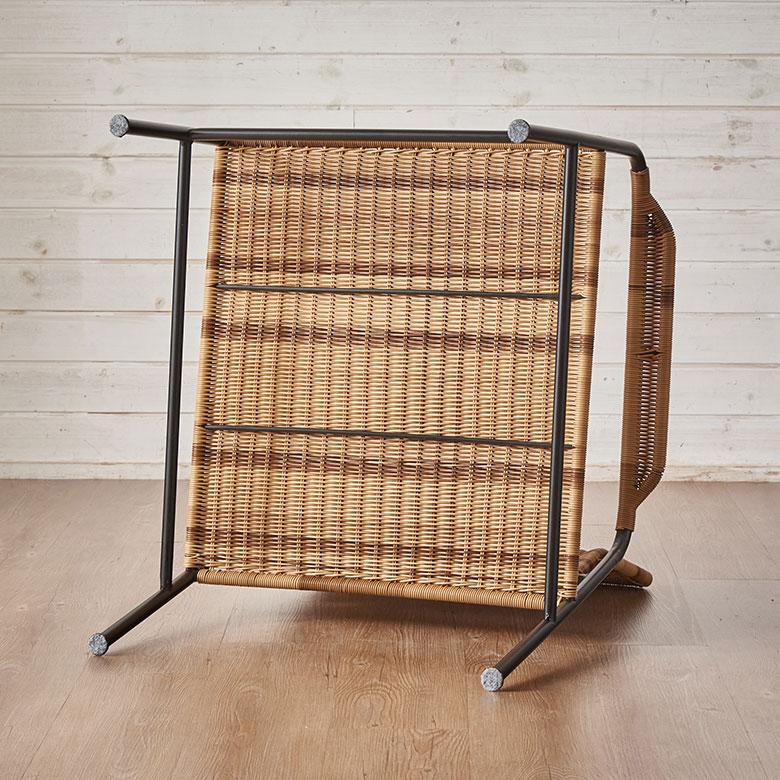 チェア パーソナル リビング ラタン風 ベージュ 座面高 30cm シンプル 家具 インテリア アーム 1人 掛け 1P 用 リゾート おしゃれ 北欧 西海岸風 91585 | 東谷 | 15