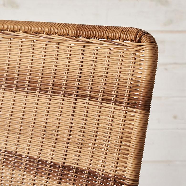 チェア パーソナル リビング ラタン風 ベージュ 座面高 30cm シンプル 家具 インテリア アーム 1人 掛け 1P 用 リゾート おしゃれ 北欧 西海岸風 91585 | 東谷 | 17