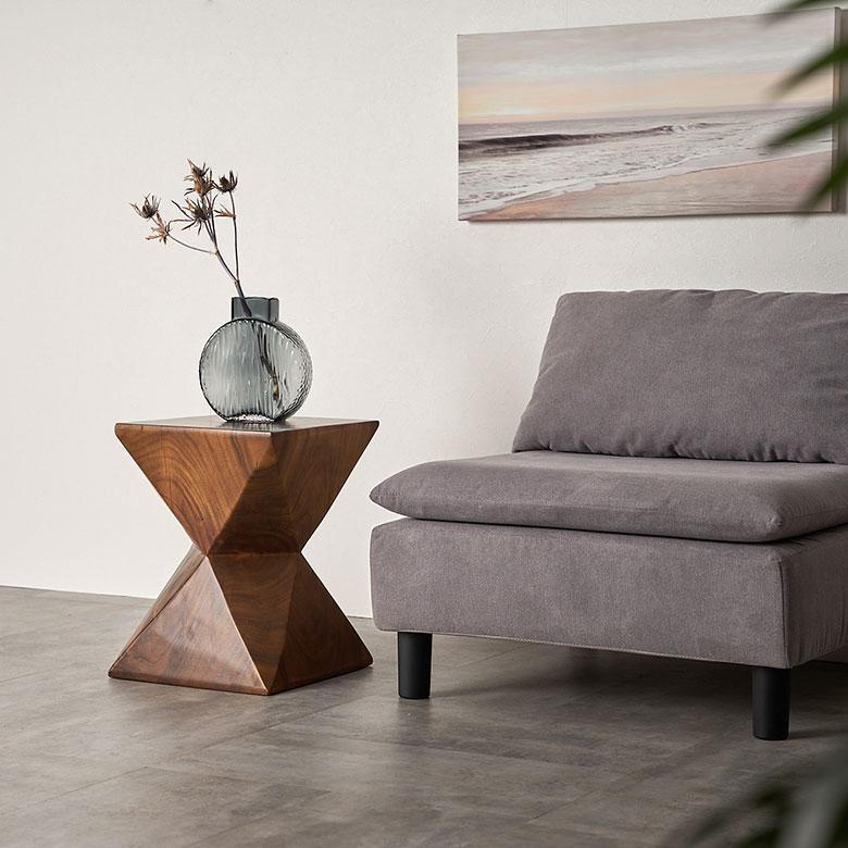 スツール サイド テーブル 椅子 イス ウッド 天然木 木製 座面高 42cm オットマン 家具 インテリア チェア 1人 掛け 1P 腰掛け おしゃれ 北欧 西海岸風 91590 | 東谷 | 14