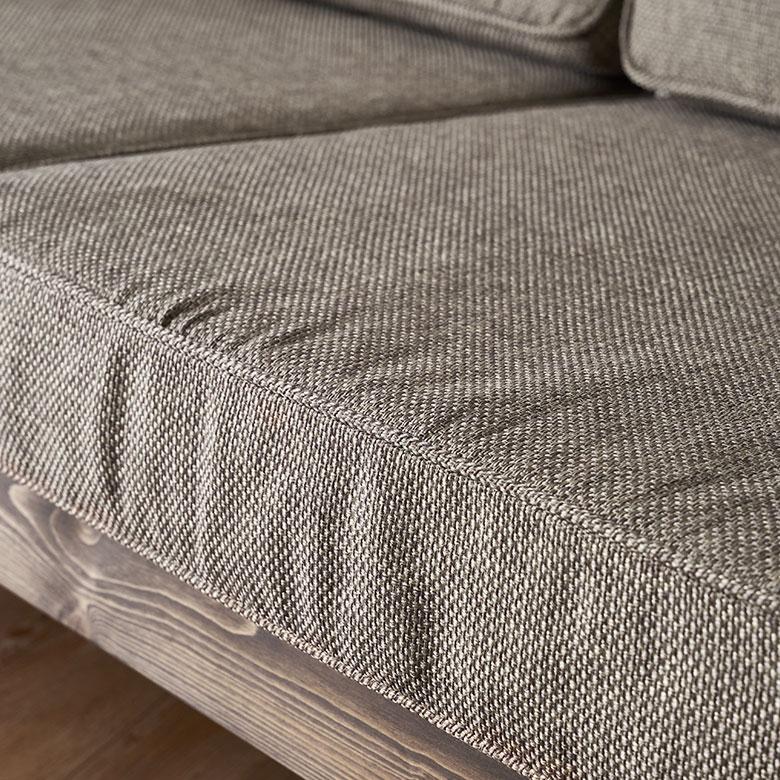 ソファ 2人 掛け 二人 2P 天然木 ウッド 木製 約 W 141cm D 75cm H 78cm ひじ掛け ファブリック リビング 北欧 おしゃれ 家具 インテリア 西海岸 91591 | 東谷 | 16