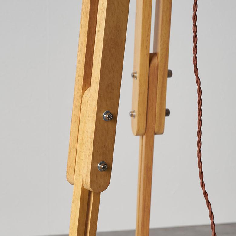 スタンド ライト 照明 ランプ  高さ調整可能 電球付き 60W 高さ 130cm 間接 フロア 電気 インテリア 器具 ナチュラル おしゃれ 北欧 雑貨 西海岸風 91593 | 東谷 | 13