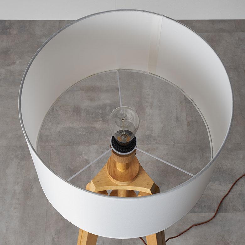 スタンド ライト 照明 ランプ  高さ調整可能 電球付き 60W 高さ 130cm 間接 フロア 電気 インテリア 器具 ナチュラル おしゃれ 北欧 雑貨 西海岸風 91593 | 東谷 | 15