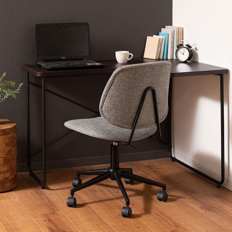 デスク チェア オフィス ワーキング 約 W 56cm D 61cm H 82-91cm SH44-53cm 在宅勤務 勉強 仕事 ソフトレザー 椅子 イス おしゃれ 北欧 家具 西海岸風 91596 | 東谷 | 06