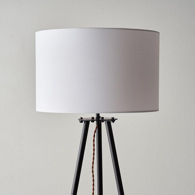 スタンド ライト 照明 ランプ 電球付き 60W 約 W 50cm D 46cm H 151cm 白 間接 フロア 電気 インテリア 器具 おしゃれ 北欧 モダン 家具 雑貨 西海岸風 91599 | 東谷 | 10