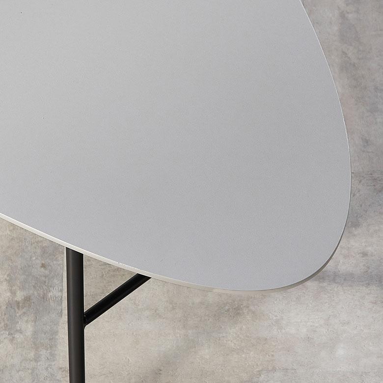 リビング テーブル センター 幅 130cm グレー 曲線 デザイン シンプル モダン 家具 インテリア ソファ コーヒー リビング 店舗 おしゃれ 北欧 西海岸 91600 | 東谷 | 14