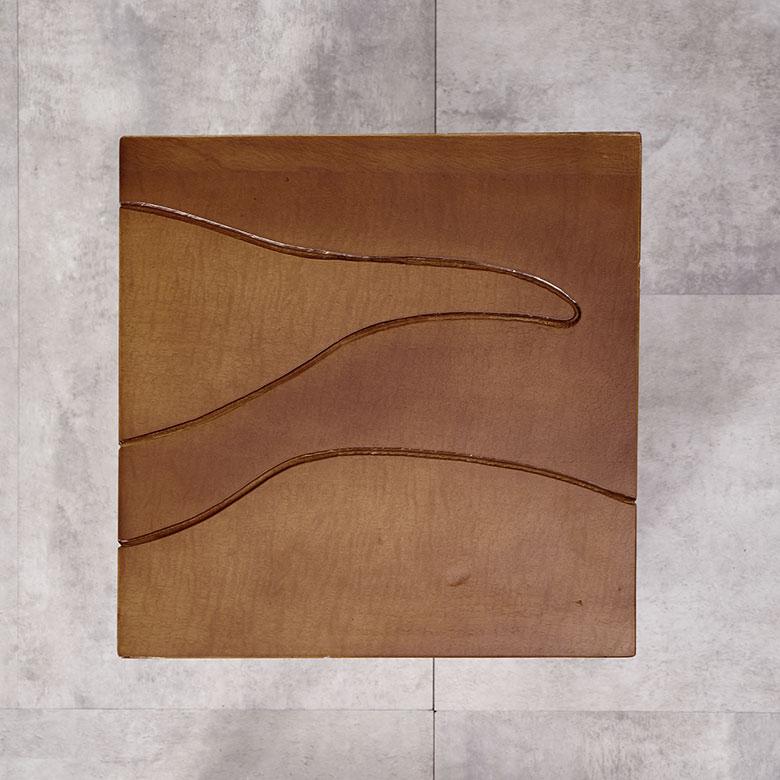 スツール サイド テーブル 椅子 イス ウッド 天然木 木製 座面高 48cm オットマン 家具 インテリア チェア 1人 掛け 1P 腰掛け おしゃれ 北欧 西海岸風 91601 | 東谷 | 16