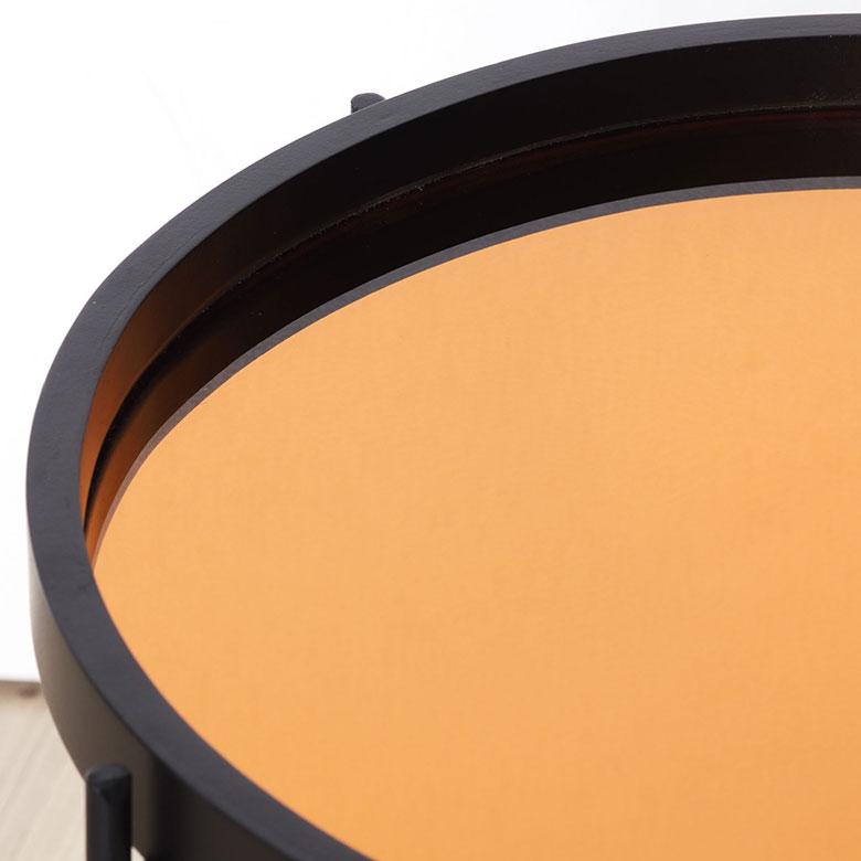 サイド テーブル トレー トレイ 約 高さ 38 cm 折りたたみ 天板取り外し 可  丸 家具 インテリア ナイト ソファ コーヒー おしゃれ 北欧 モダン 西海岸風 91602 | 東谷 | 16