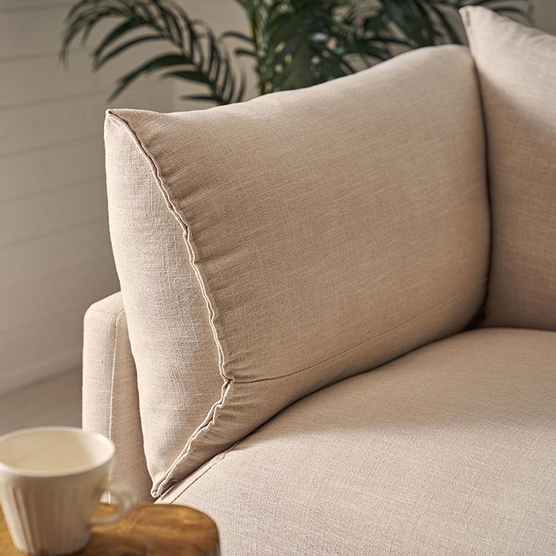 東谷 ソファ 2人 掛け 二人 2P クッション付 カバーリング 手洗い 可