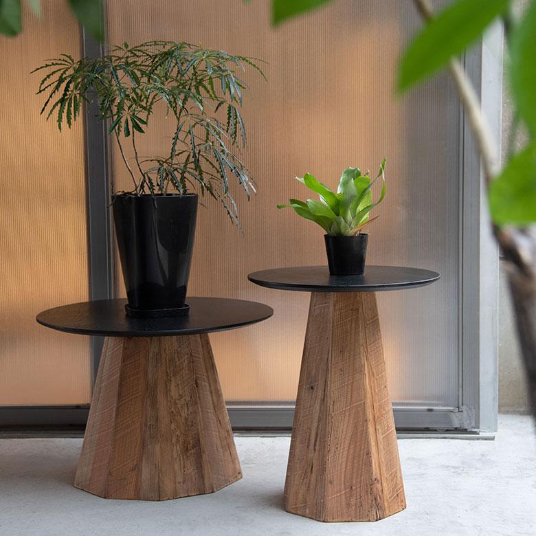 テーブル 円卓 ラウンド 丸型 S 直径 60cm 高さ 43cm ウッド 家具 インテリア センター サイド コーヒー リゾート 店舗 カフェ おしゃれ 北欧 西海岸 91606 | 東谷 | 11