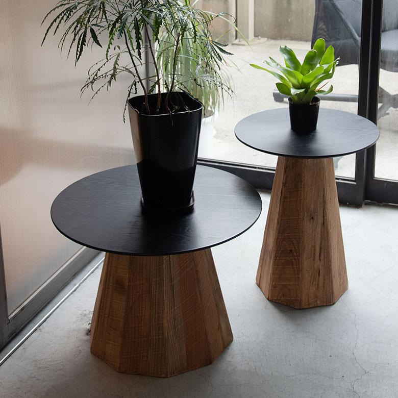 テーブル 円卓 ラウンド 丸型 S 直径 60cm 高さ 43cm ウッド 家具 インテリア センター サイド コーヒー リゾート 店舗 カフェ おしゃれ 北欧 西海岸 91606 | 東谷 | 12