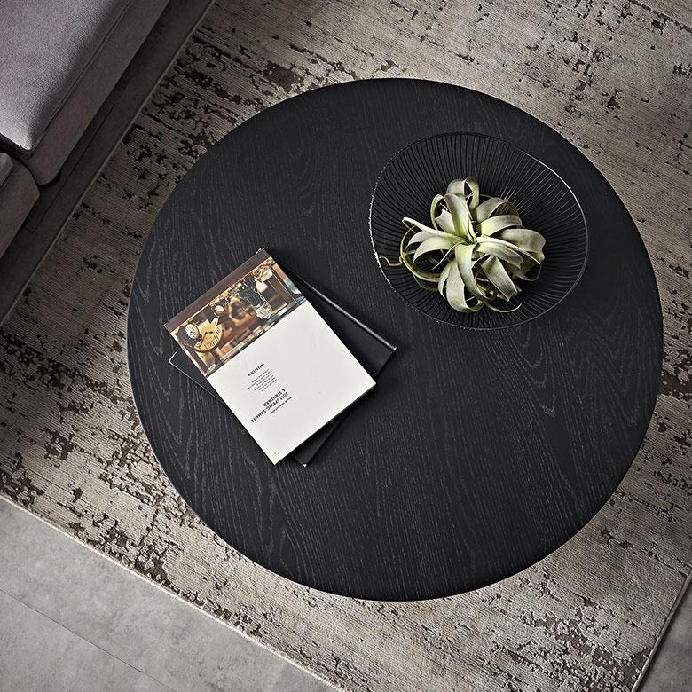 テーブル 円卓 ラウンド 丸型 L 直径 90cm 高さ 32cm ウッド 家具 インテリア センター サイド コーヒー リゾート 店舗 カフェ おしゃれ 北欧 西海岸 91607 | 東谷 | 04