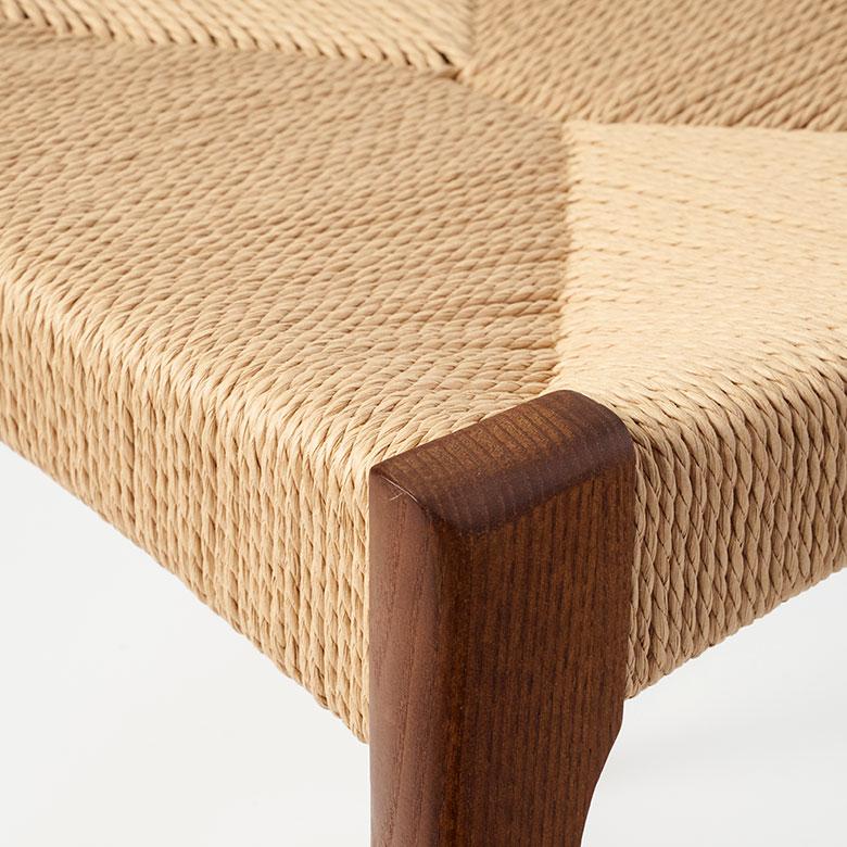 スツール チェア 椅子 ベンチ 天然木 ペーパーコード 木製 四角 ナチュラル 軽量 疲れにくい オールシーズン 春 夏 秋 冬 おしゃれ 北欧 家具 西海岸 91610 | 東谷 | 18