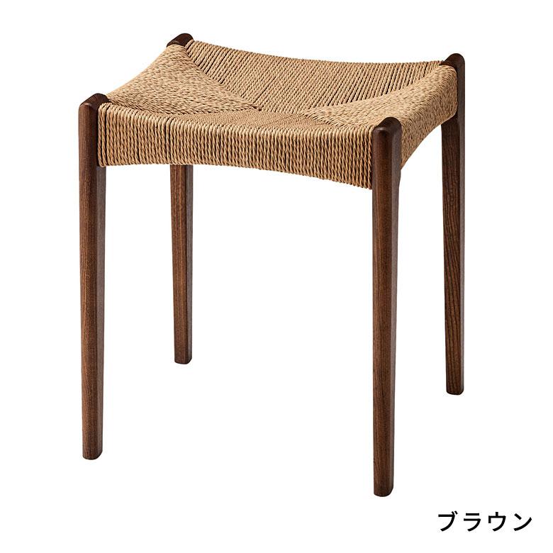 スツール チェア 椅子 ベンチ 天然木 ペーパーコード 木製 四角 ナチュラル 軽量 疲れにくい オールシーズン 春 夏 秋 冬 おしゃれ 北欧 家具 西海岸 91610 | 東谷 | 06