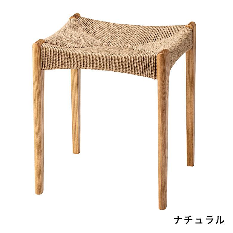 スツール チェア 椅子 ベンチ 天然木 ペーパーコード 木製 四角 ナチュラル 軽量 疲れにくい オールシーズン 春 夏 秋 冬 おしゃれ 北欧 家具 西海岸 91610 | 東谷 | 07