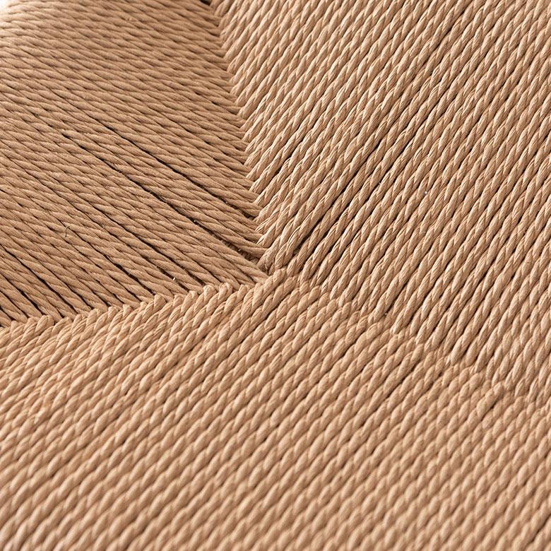 チェア 椅子 いす イス 天然木 ペーパーコード 木製 ウッド 長方形 約 W 105cm D 36cm H 46cm ベージュ ブラウン ナチュラル 軽量 疲れにくい 91611 | 東谷 | 17