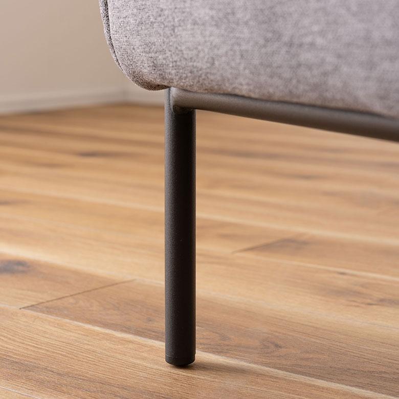 ラウンジ チェア ソファ 座面高 40cm 1P 一人 1人 用 肘 付き 掛け アームレスト 背もたれ クッション スチール 布 ホテル 家具 おしゃれ 北欧 西海岸 91612 | 東谷 | 16