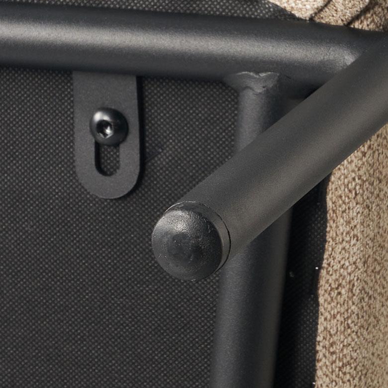 ラウンジ チェア ソファ 座面高 40cm 1P 一人 1人 用 肘 付き 掛け アームレスト 背もたれ クッション スチール 布 ホテル 家具 おしゃれ 北欧 西海岸 91612 | 東谷 | 17