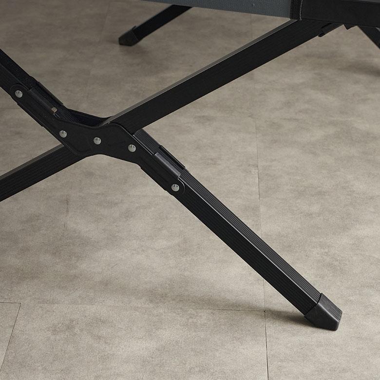 フォールディング チェア ベンチ ベッド 収納袋付 コット アルミ W 190cm  D 72.5cm H 43cm  アウトドア 2人掛け コンパクト キャンプ 屋外 室外 西海岸 91616 | 東谷 | 15