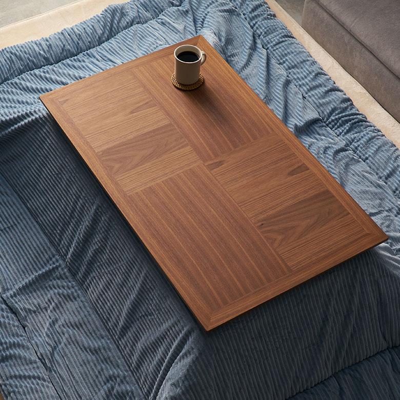 こたつ テーブル 約 幅 100cm ウッド 天然 木 目 長方形 本体 デスク 学習 机 暖房器具 ヒーター おしゃれ 北欧 リゾート 雑貨 家具 インテリア 西海岸 91620 | 東谷 | 04