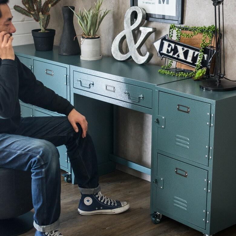 デスク パソコンデスク 引き出し付き 机 スチール製 幅70cm 事務机 PCデスク コンパクト スチールデスク サイドテーブル 作業台 91 | ブランド登録なし | 08