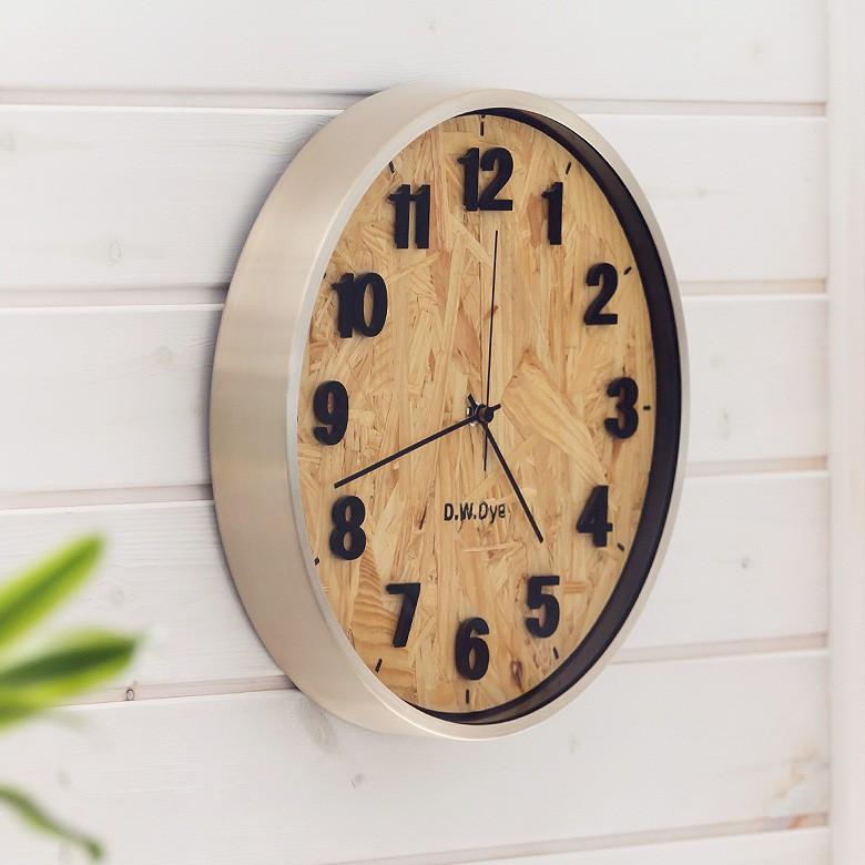 壁掛け時計 Airoaks 時計 壁掛け おしゃれ 電波 掛け時計 掛時計 ウォールクロック 電波時計 自動調整 西海岸 北欧 ブルックリン ヴィンテージ 男前 塩系 92007 | ブランド登録なし