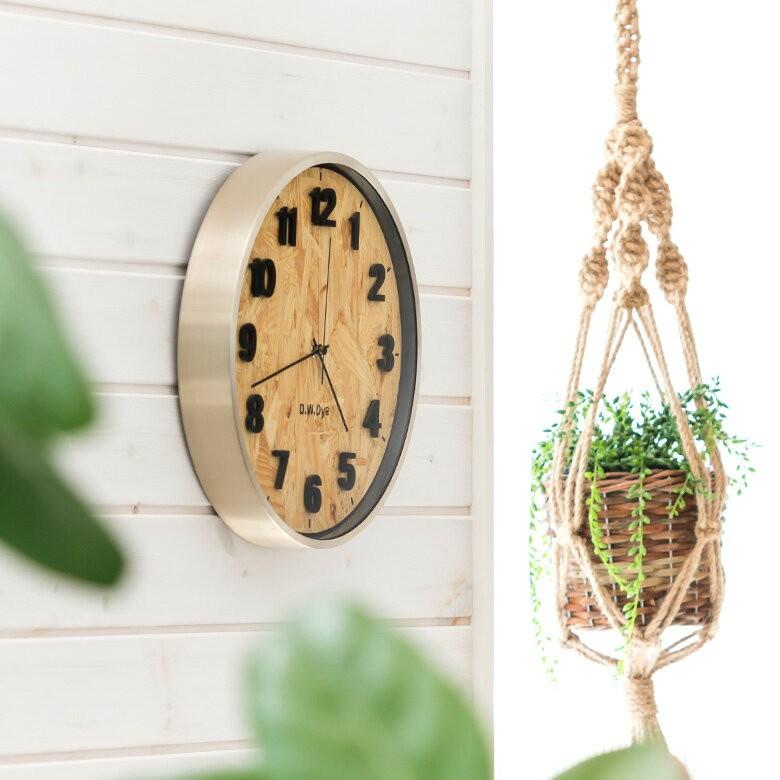 壁掛け時計 Airoaks 時計 壁掛け おしゃれ 電波 掛け時計 掛時計 ウォールクロック 電波時計 自動調整 西海岸 北欧 ブルックリン ヴィンテージ 男前 塩系 92007 | ブランド登録なし | 05