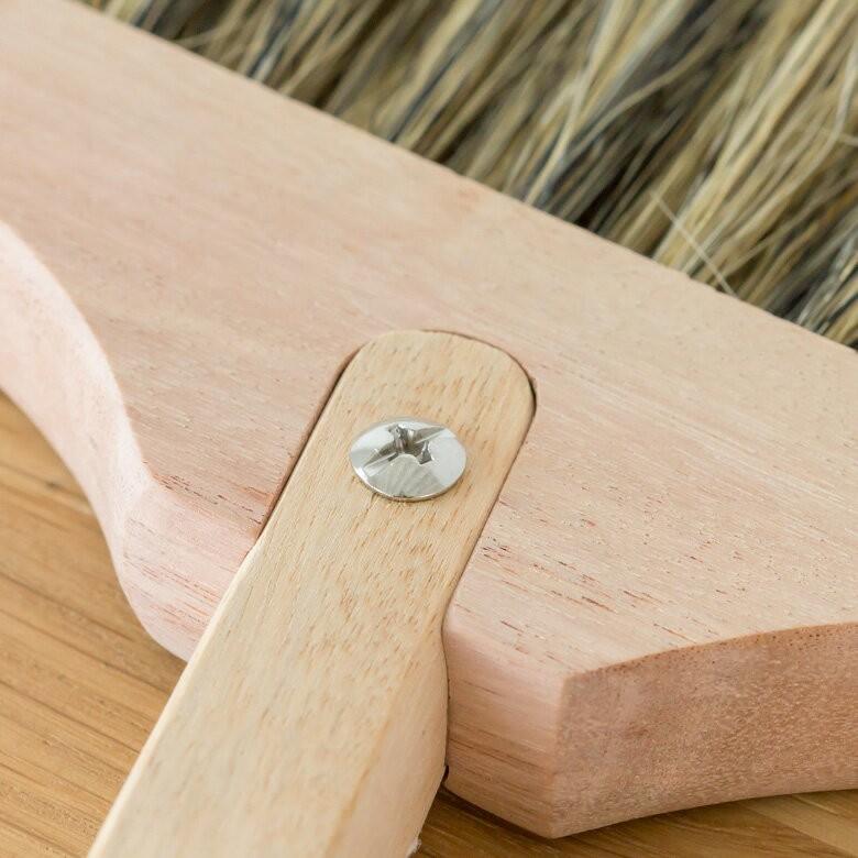 ミニほうき ブルーム ほうき 箒 豚毛 コンパクト デスク周り ブラシ 掃除 ハンドタイプ ハケ 刷毛 掃除バケ 92013 | ブランド登録なし | 09