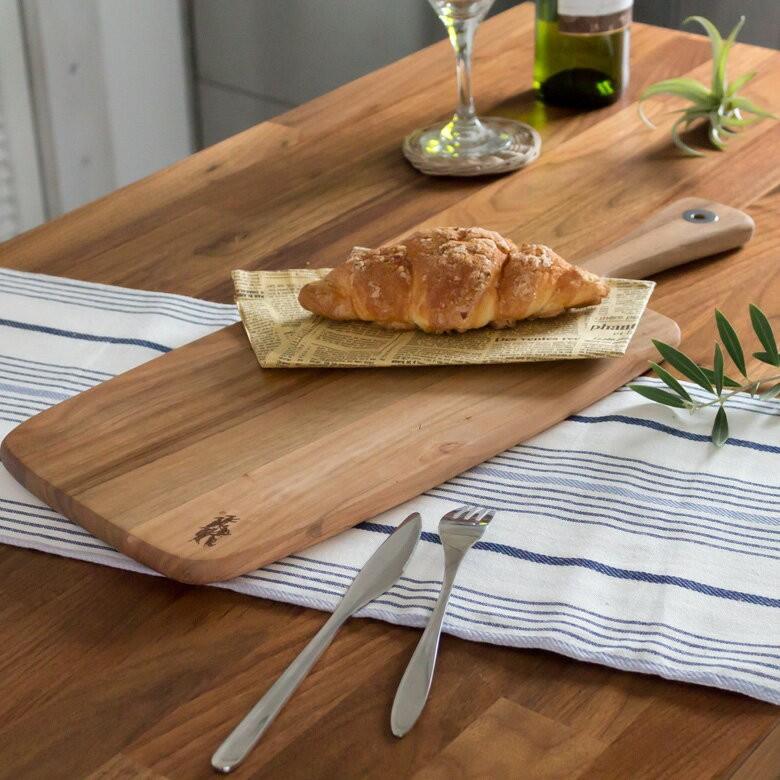 カッティングボード キッチン雑貨 まな板 Lサイズ 木製 木 北欧 おしゃれ 四角 パン プレート 木目 皿 カフェ キッチン用品 92017 | ブランド登録なし | 01