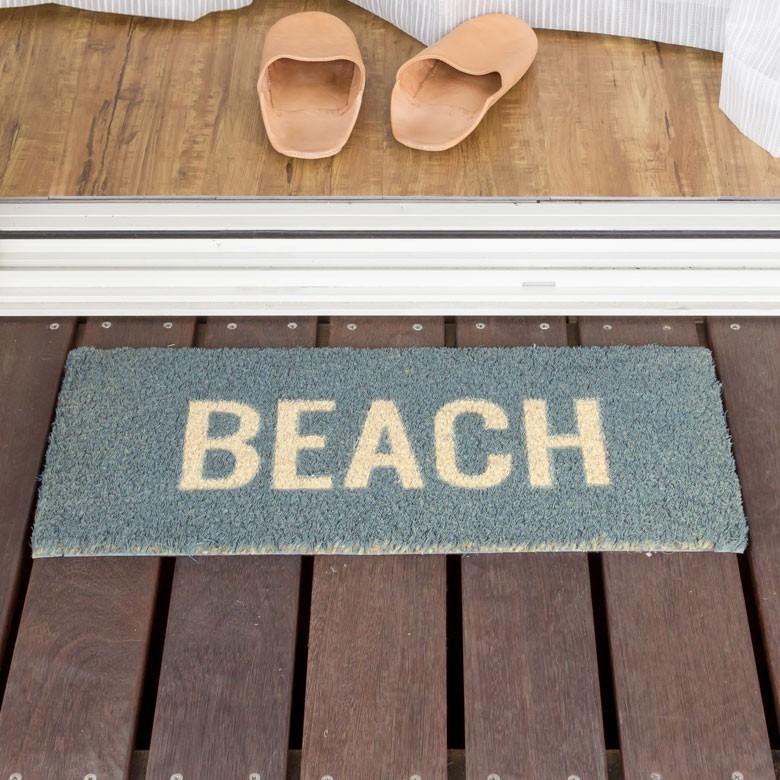 ドアマット コイヤーマット 玄関マット 室外 マット BEACH