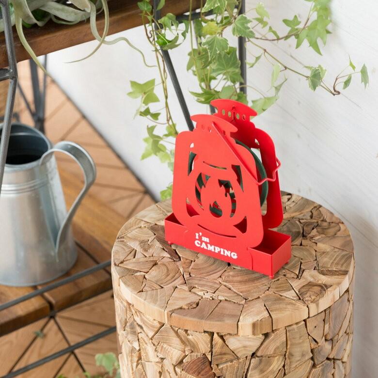 蚊取り線香ホルダー 蚊取り線香立て 蚊取り線香入れ おしゃれ アイアン蚊遣り 蚊取り線香 蚊遣り 蚊やり 吊り下げ 赤系 朱色 庭 ガーデン かわいい 92027 | ブランド登録なし | 04