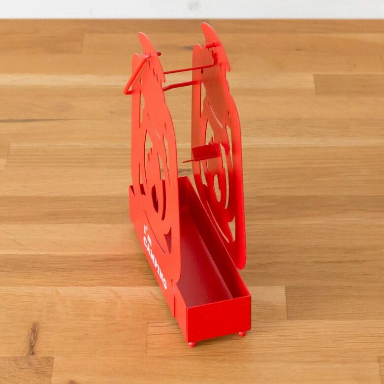 蚊取り線香ホルダー 蚊取り線香立て 蚊取り線香入れ おしゃれ アイアン蚊遣り 蚊取り線香 蚊遣り 蚊やり 吊り下げ 赤系 朱色 庭 ガーデン かわいい 92027 | ブランド登録なし | 06