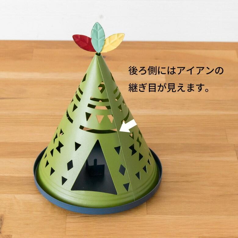 蚊取り線香ホルダー 蚊取り線香立て 蚊取り線香入れ ティピースタンド おしゃれ アイアン蚊遣り 蚊取り線香 蚊遣り 蚊やり アウトドア かわいい 三角形 92029 | ブランド登録なし | 09