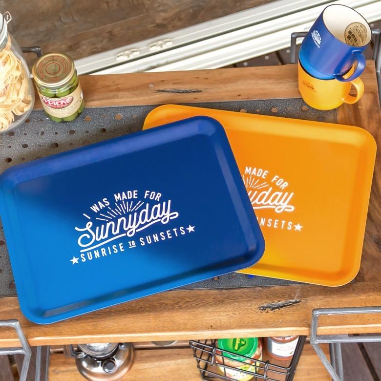 SunnydayトレーL 樹脂製 マグネット付 トレー トレイ 盆 お盆 アウトドア キッチン用品 92035 | ブランド登録なし