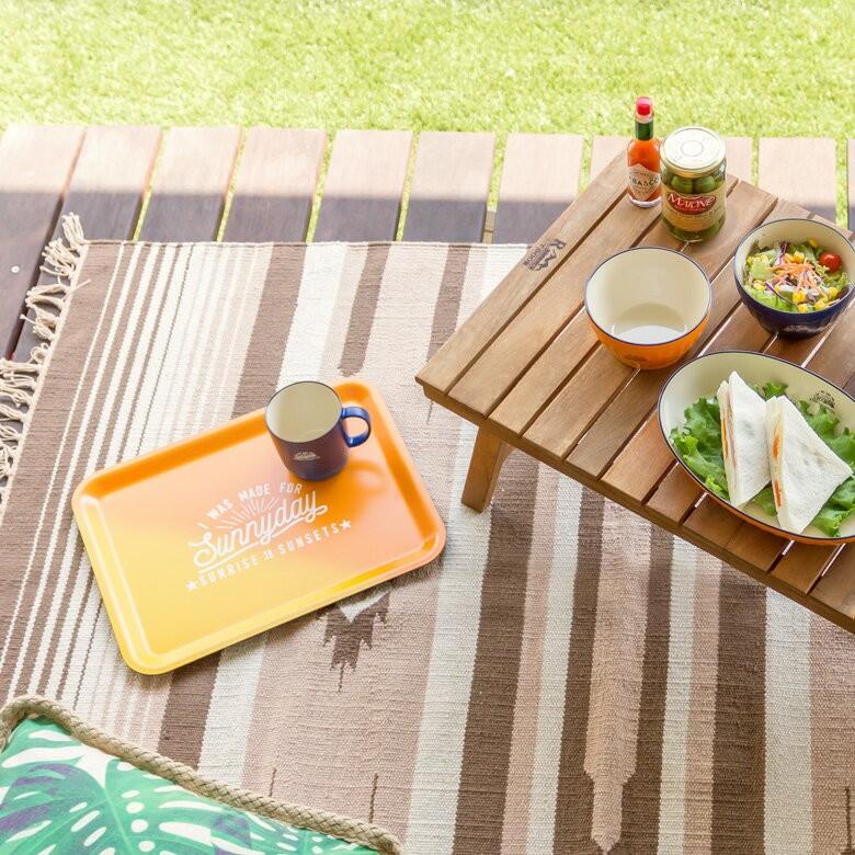 SunnydayトレーL 樹脂製 マグネット付 トレー トレイ 盆 お盆 アウトドア キッチン用品 92035 | ブランド登録なし | 05