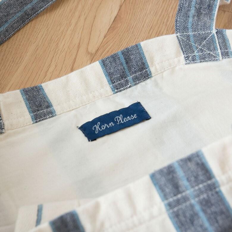 バッグ トートバック 肩掛け レディース 大きめ 布 綿エコ マザーズ レッスン 縦縞 生成り シンプル おしゃれ かわいいナチュラル A3 A4 たためる 92051 | ブランド登録なし | 12