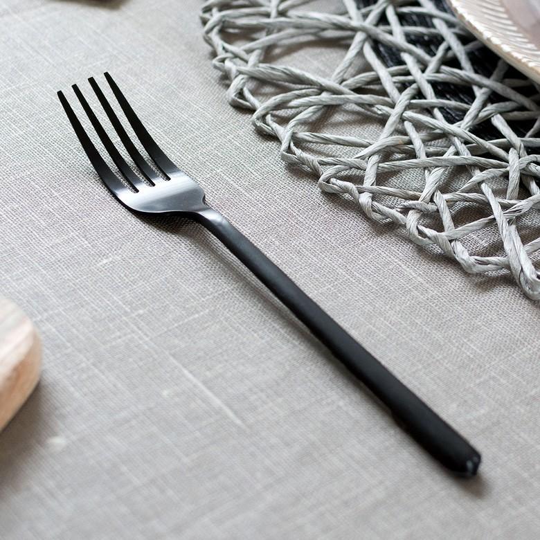 ディナーフォーク ブラック おしゃれ フォーク カトラリー 黒