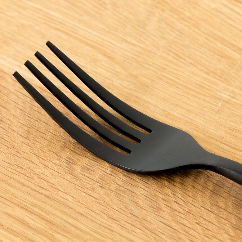 ディナーフォーク ブラック おしゃれ フォーク カトラリー 黒